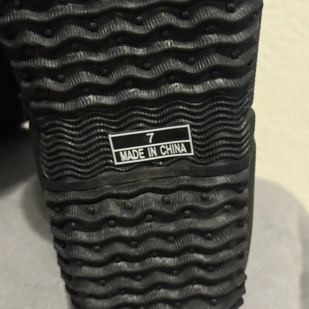 WFS Kids Black Boots
